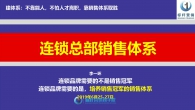 连锁总部销售体系：门店销售技巧和话术培训与店铺销售方法 