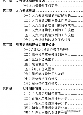 连锁总部：人力资源手册